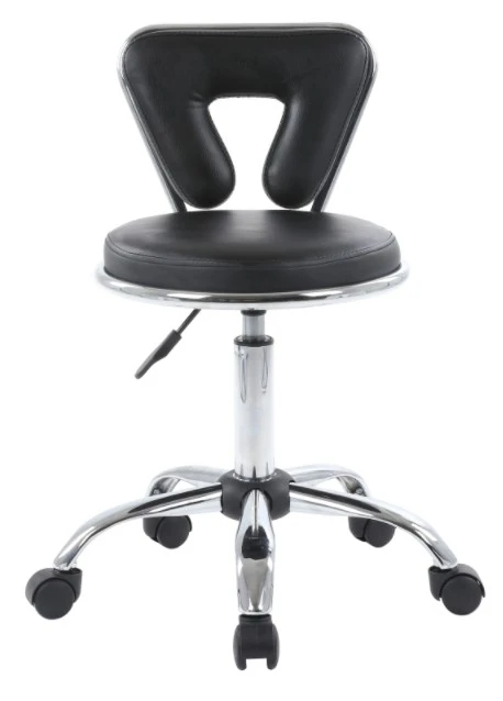 Black &White PU Leather Counter Stools